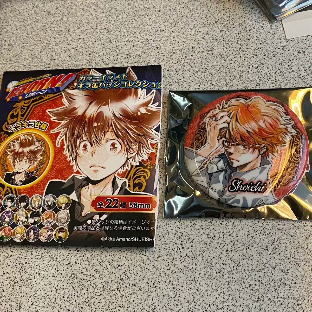 家庭教師ヒットマンREBORN! 缶バッジ ここに しょういち
