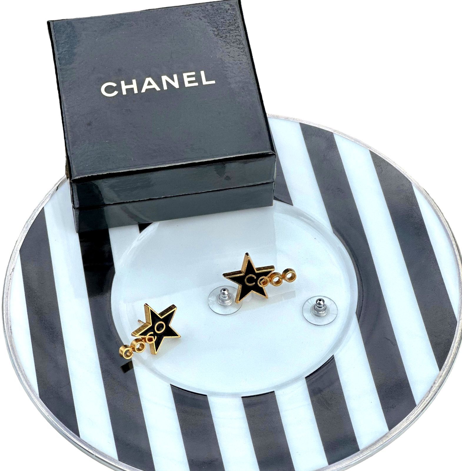 超美品◇シャネルCHANELヴィンテージVintage星スターモチーフ 