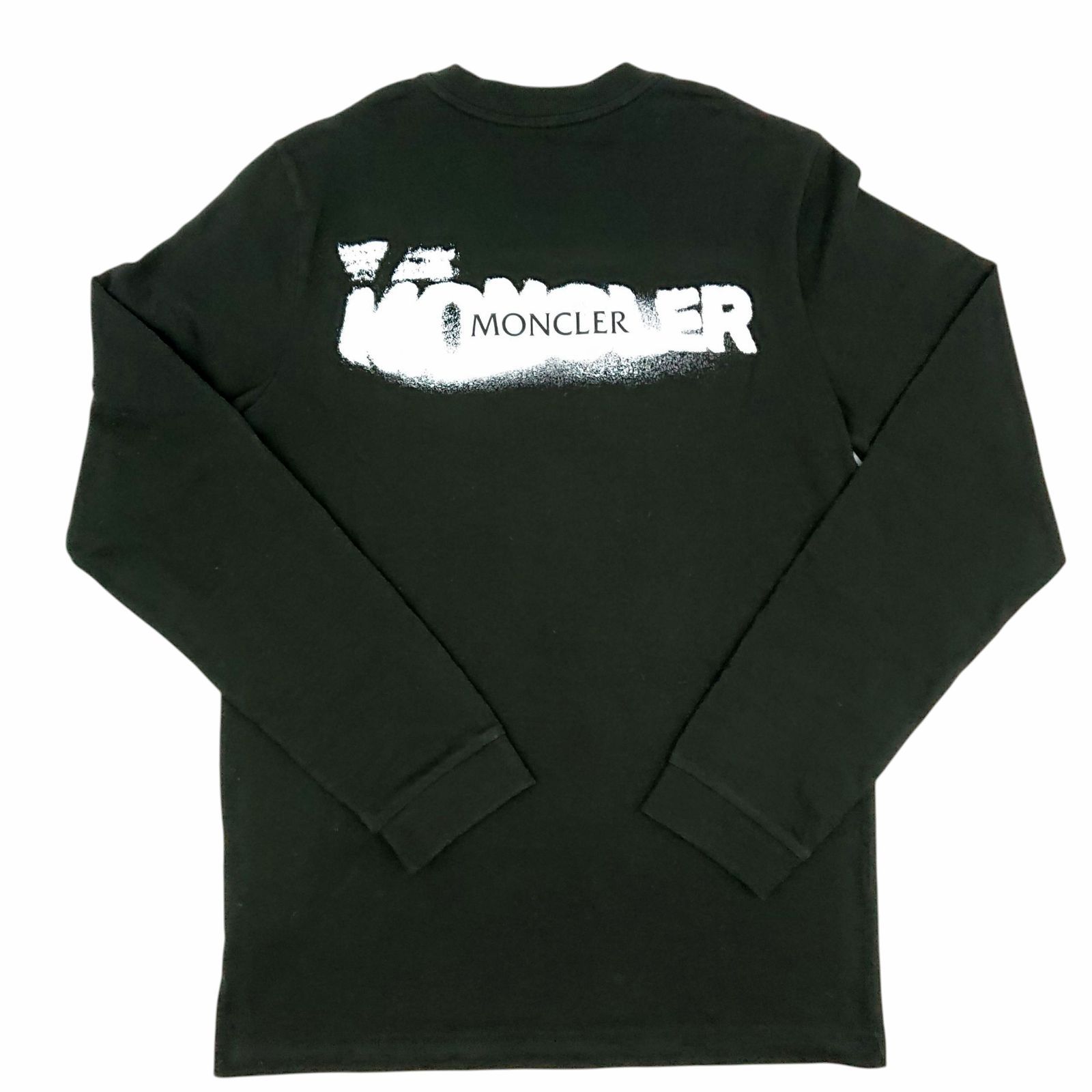 【24年製 美品】 MONCLER 長袖Tシャツ ポケット マグリヤ ブラック 24年製 美品】 MONCLER 長袖Tシャツ ポケット マグリヤ ブラック 中古