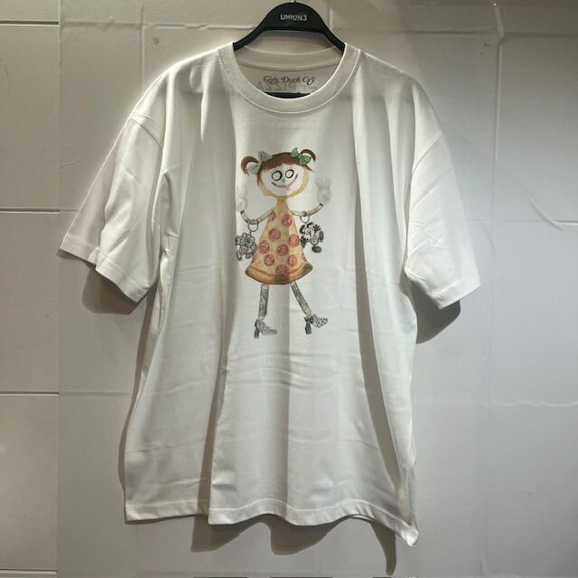 GIRLS DON'T CRY x AUREL SCHMIDT Henry's PIZZA TEE SIZE-XL