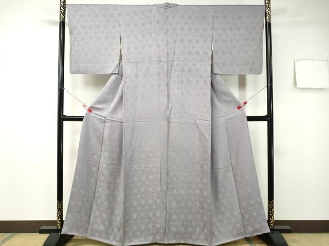 平和屋着物□上質な小紋 絞り 紗綾形花地紋 正絹 逸品 CAAP2399ev  