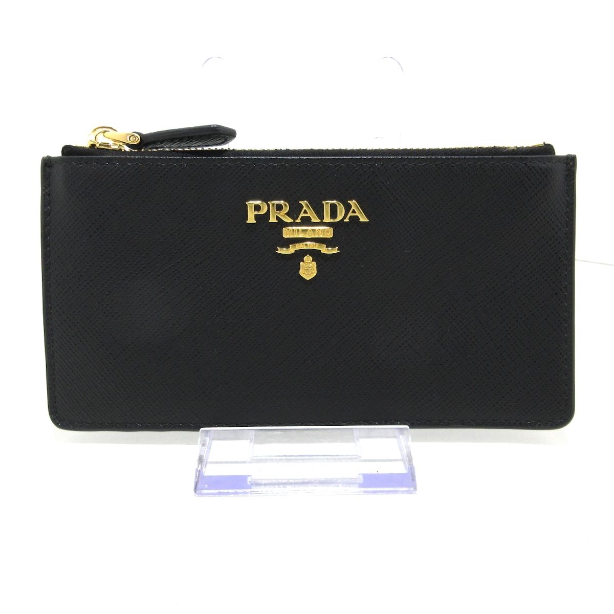 PRADA(プラダ) コインケース美品 - 1MC054 黒 カードケース付き ...