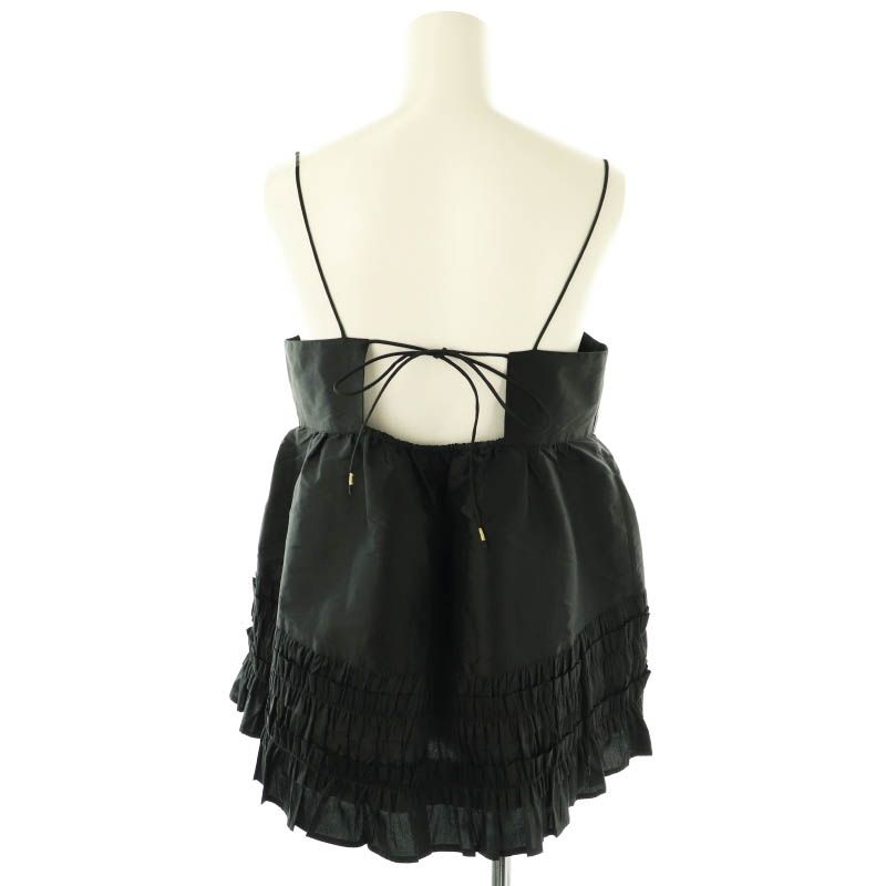 ヌキテパ ポリ デュピオン フリル キャミ トップ Poly Dupion Frill Cami Top キャミソール ブラウス ピンク ヌキテパ ポリ デュピオン フリル キャミ トップ Poly Dupion