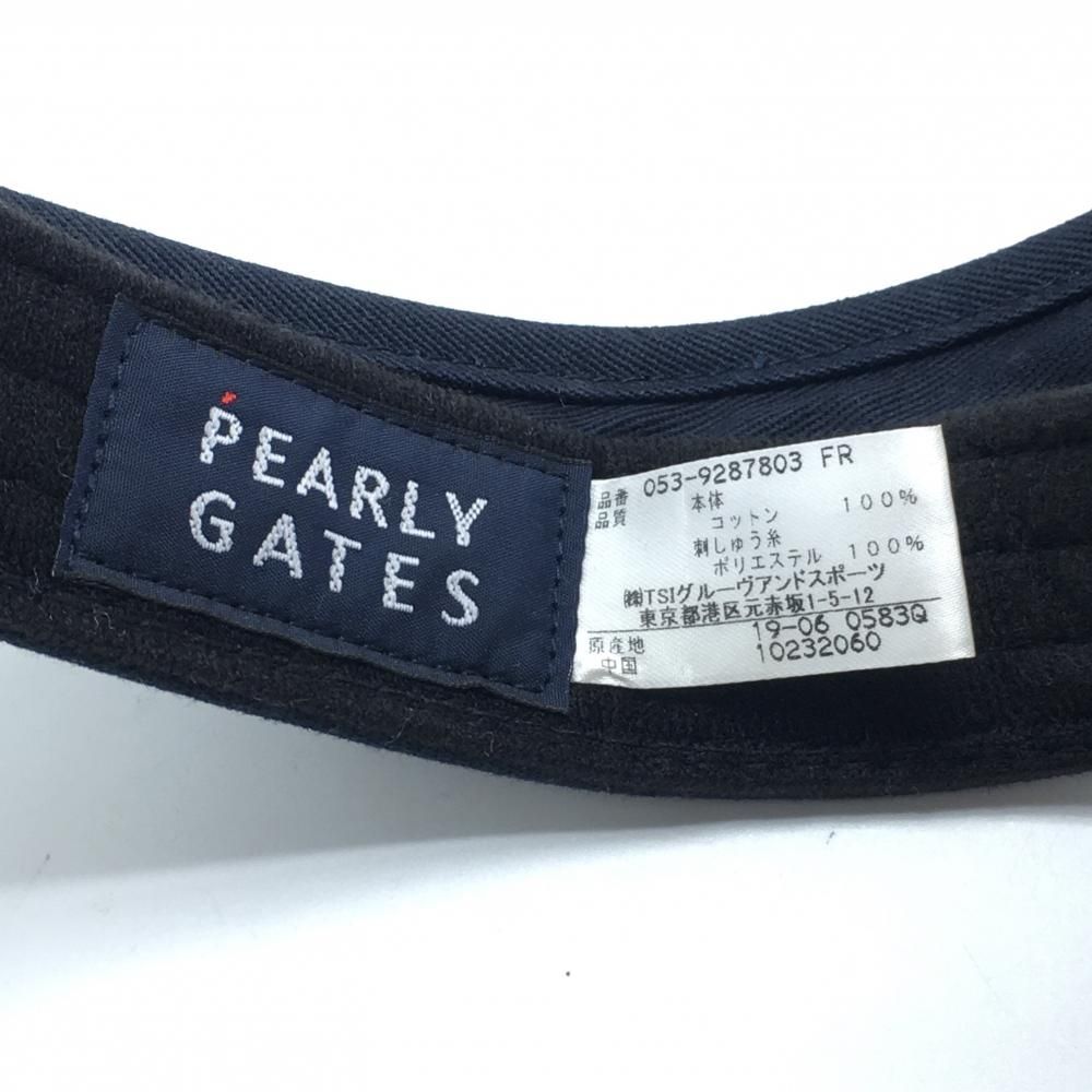 Pearly Gates RMX ネイビー バイザー 紺 ゴルフ メンズ レア パーリーゲイツ】サンバイザー ゴルフ ユニセックス 帽子