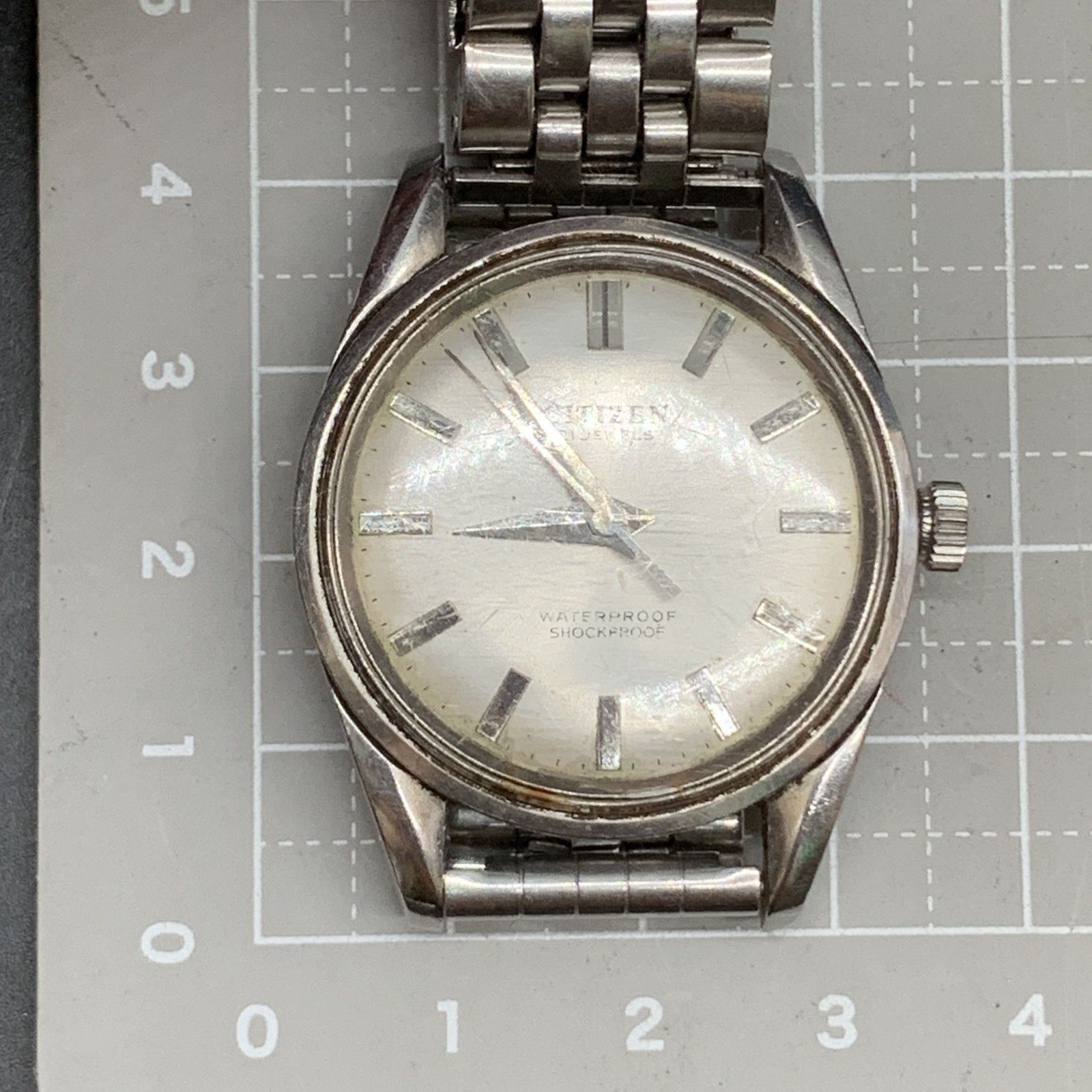N335 可動 CITIZEN/シチズン 21石 メンズウォッチ 手巻き 腕時計 