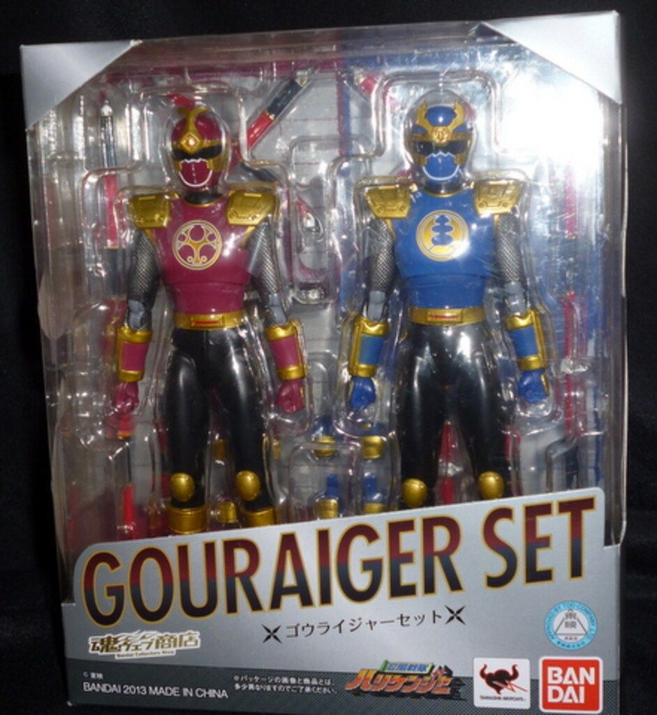 バンダイ|SHFiguarts|忍風戦隊ハリケンジャー 版 ゴウライジャーセット テープ2度貼り|箱イタミ小