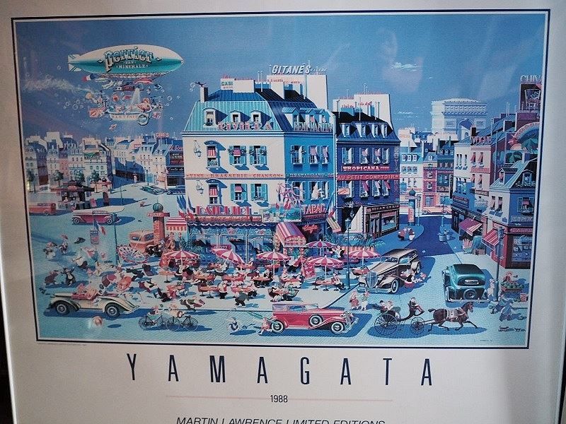 ヒロヤマガタ　  リトグラフ ヒロ・ヤマガタのリトグラフ3枚セット(色あせあり)アウトレット