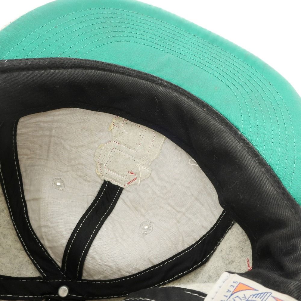 さ*く様 STUSSY × Ebbets Field Flannels 中古 中古】ステューシー STUSSY EBBETS FIELD FLANNELS 6パネル キャップ
