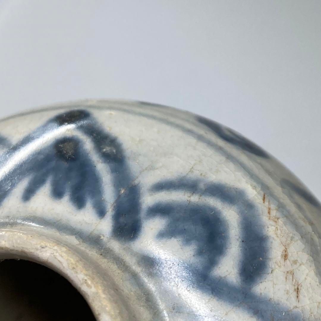 中国明時代　古染付　小壺　高さ7.5㎝　東な7-0104① 中国明時代 古染付 小壺 高さ7.5㎝ 東な7-0104①