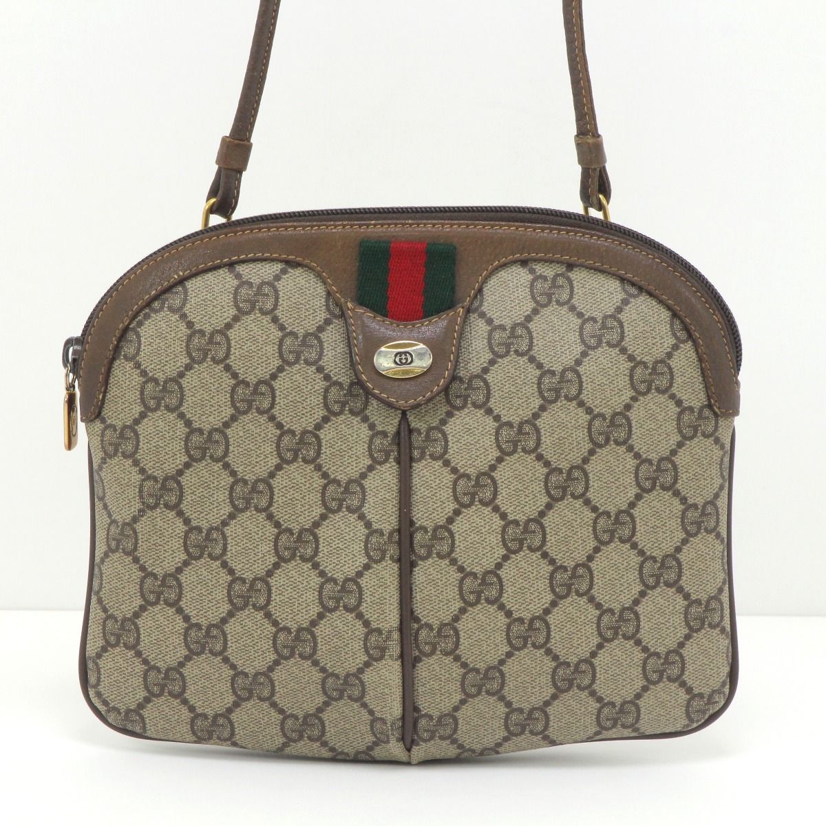 GUCCI(グッチ) 80's GG logo compact chain shoulder bag ロゴ