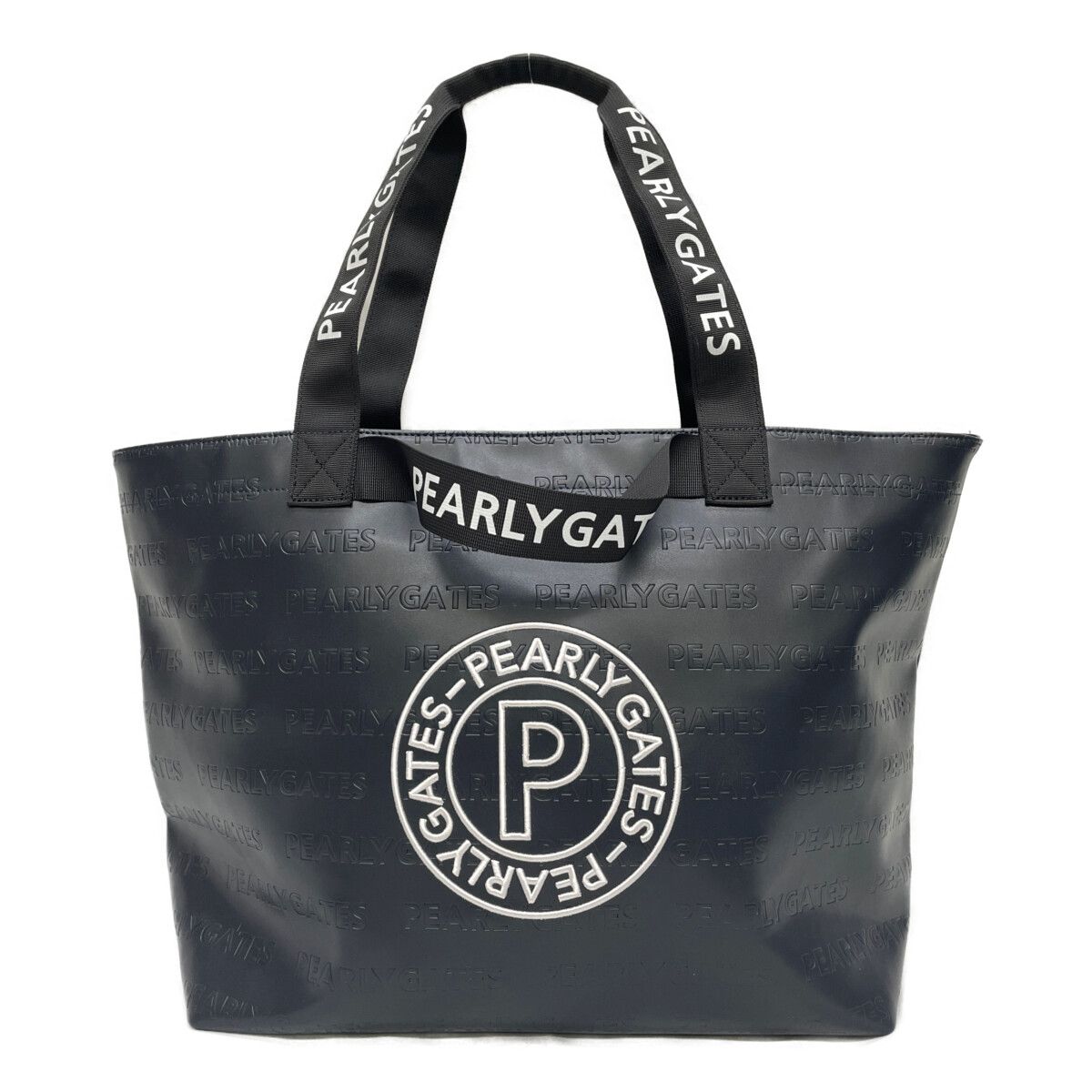 PEARLYGATES ロッカーバッグ　ネームタグ付き　ダークネイビー PEARLY GATES ロッカーバッグ ネイビー - メルカリ