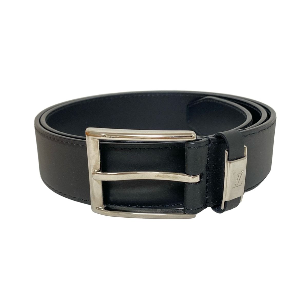 LOUIS VUITTON ルイヴィトン ベルト 95|38 ベルト LV シティ ピン M0542T 黒 レザー