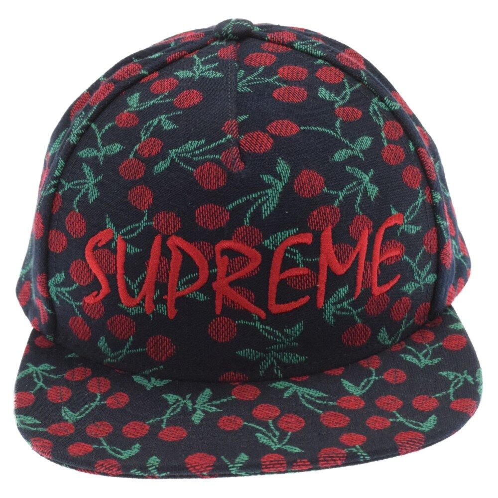 SUPREME (シュプリーム) 23SS Cherries 5-Panel CAP INDIGO チェリー 5