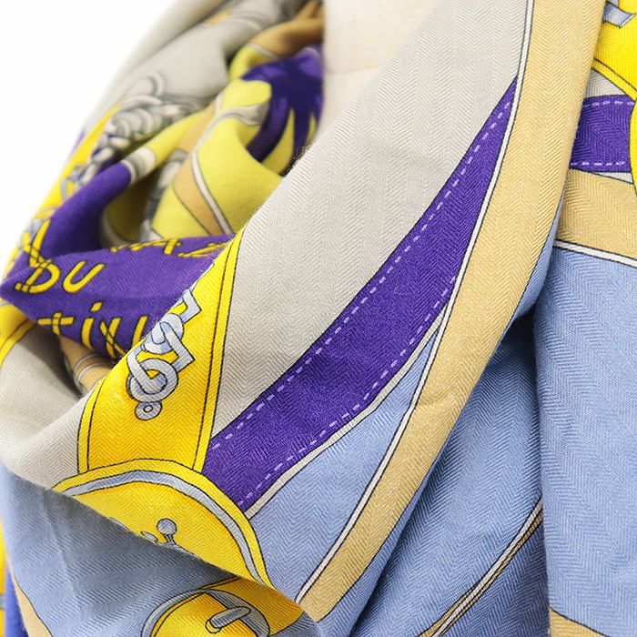 HERMES エルメス スカーフ カレジェアン140 LA PROMENADE DU