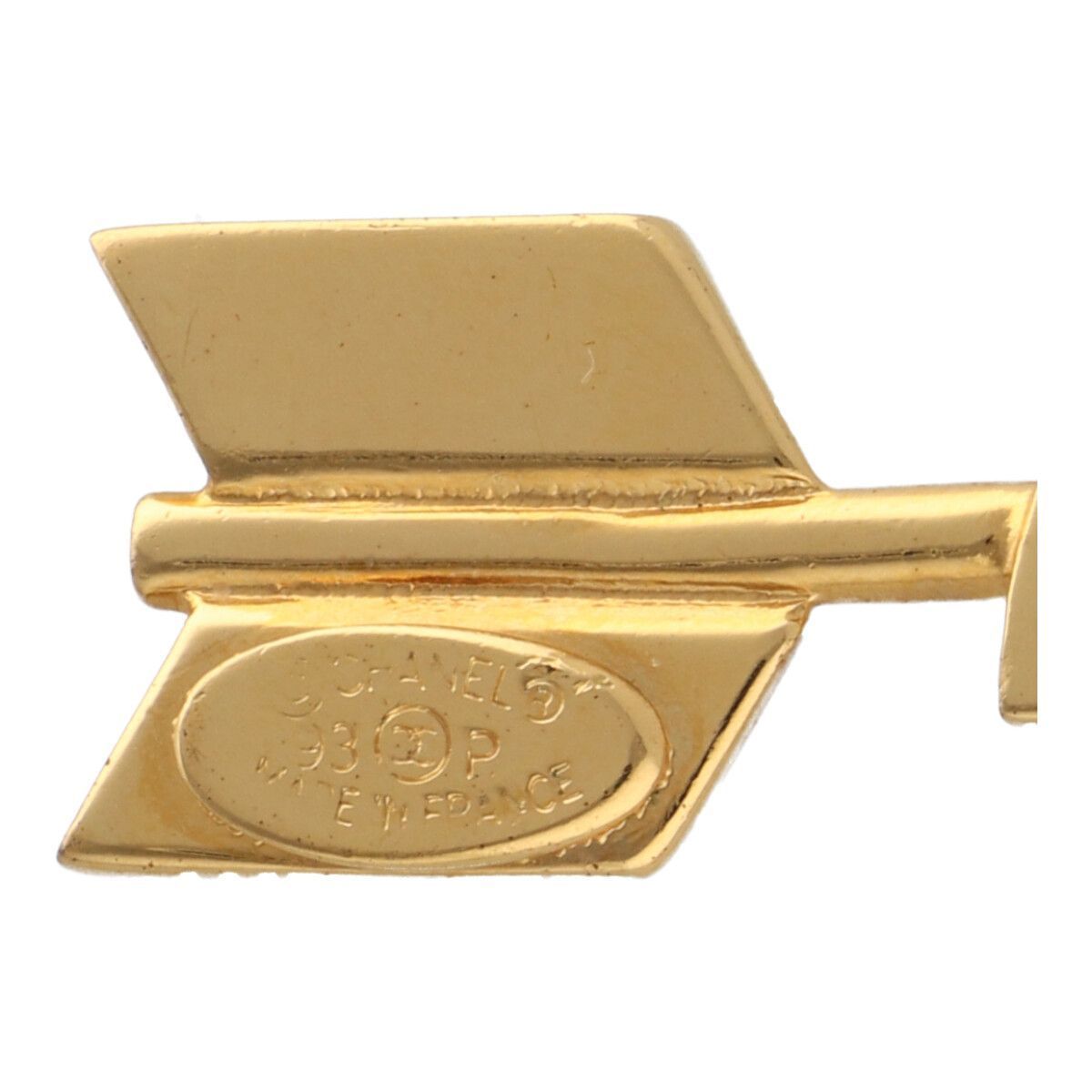 【シャネル】CHANEL ビンテージ　ブロチ 中古】 CHANEL シャネル アロー ココマーク モチーフ ブローチ