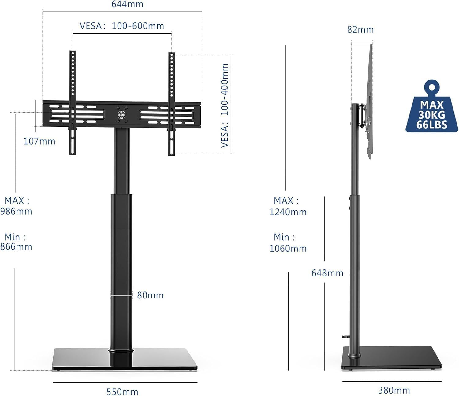 ラック回転 テレビスタンド