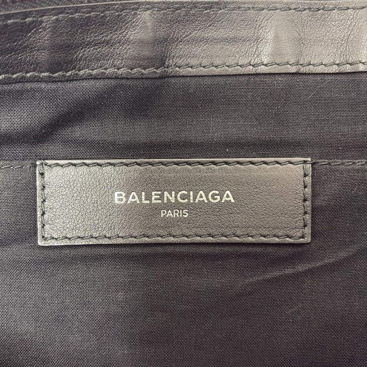 クラッチバッグ ネイビークリップL