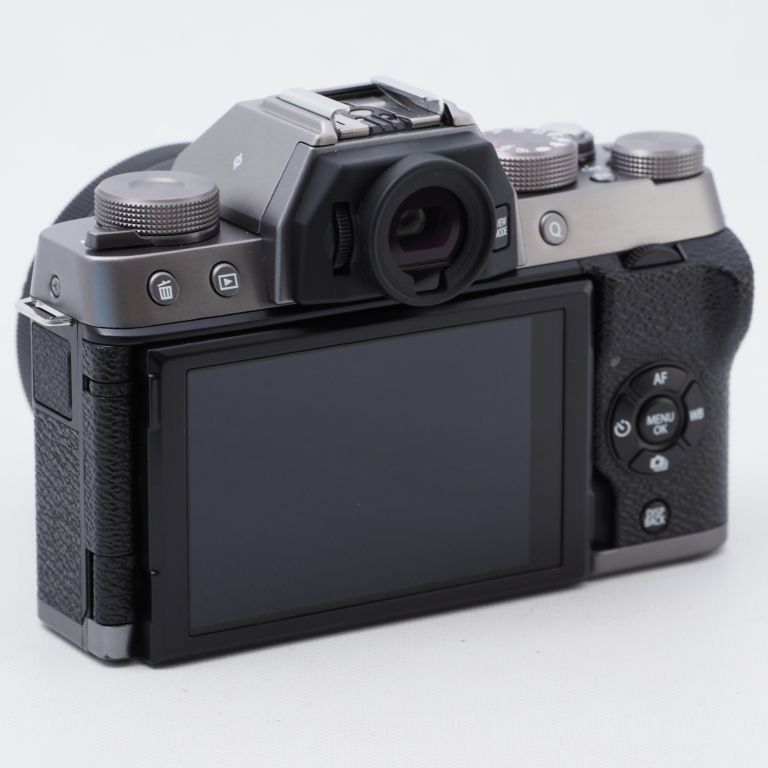 FUJIFILM ミラーレス一眼 X-T100レンズキット シャンパンゴールド X-T100LK-G 富士フイルム FUJIFILM X-T100 15-45mm レンズキット ダークシルバー