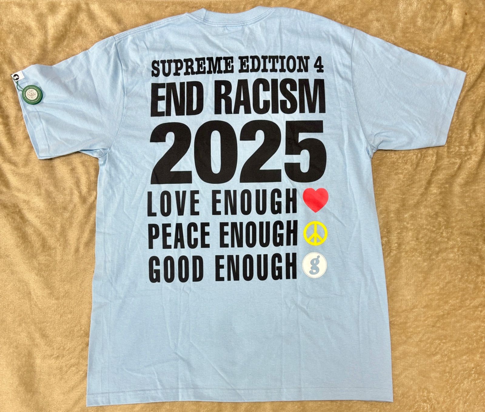 Supreme x GOODENOUGH End Racism Tee 