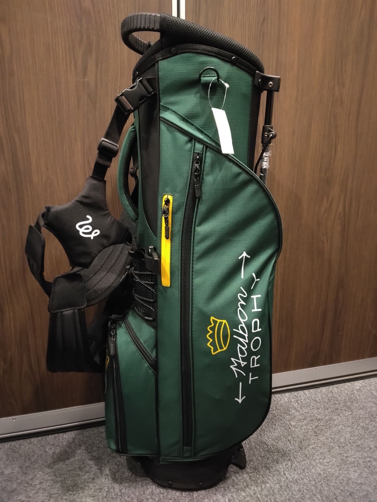 Cb【新品未使用】マルボンゴルフ キャディバッグ MALBON TROPHY