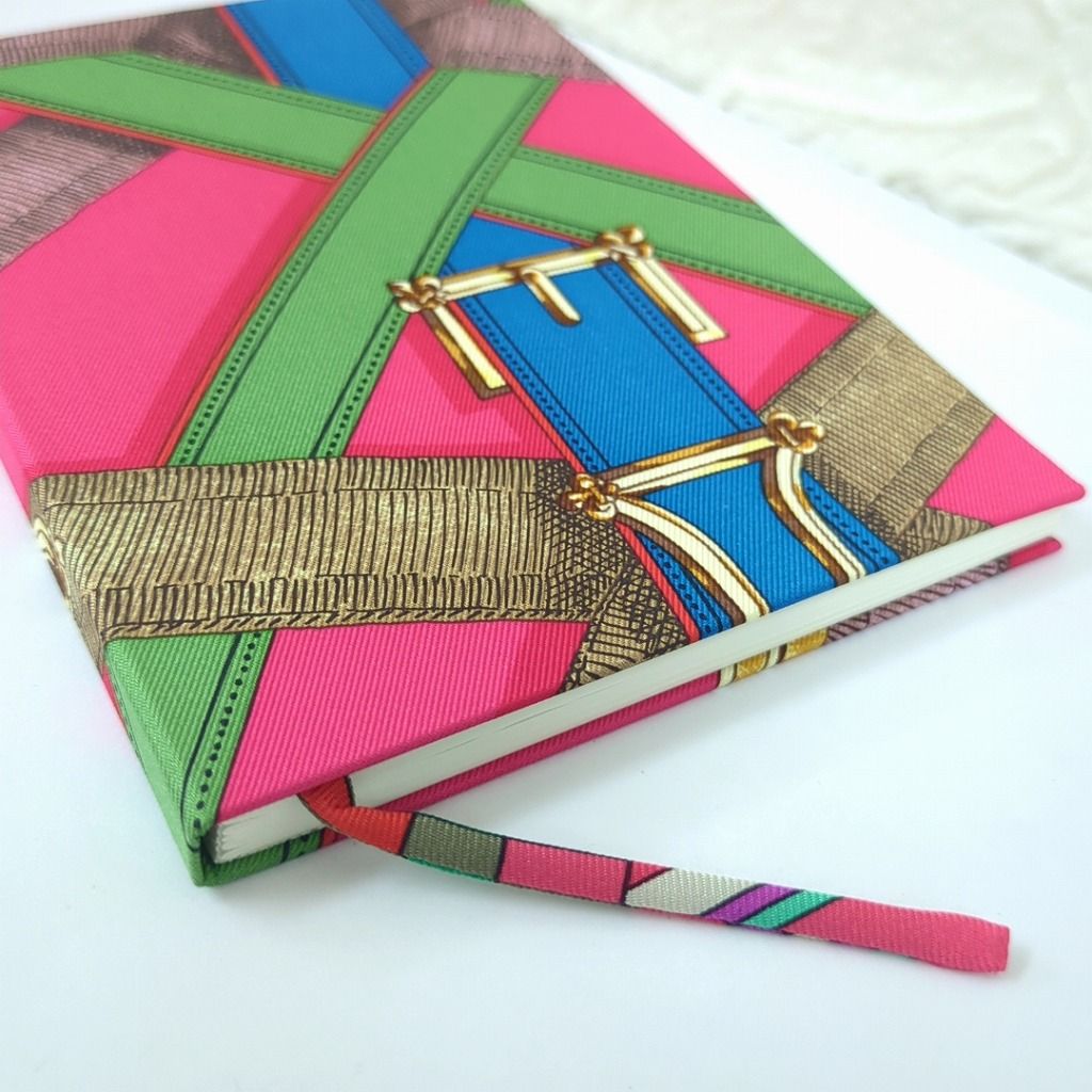 卸売 エルメス ベルトデザイン ノートブック メモ帳 ピンク カーキ