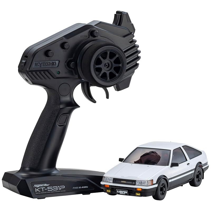 京商 MA-020 r|s トヨタ カローラレビン AE86 ホワイト|ブラック 電動ラジオコントロール 32641WBK