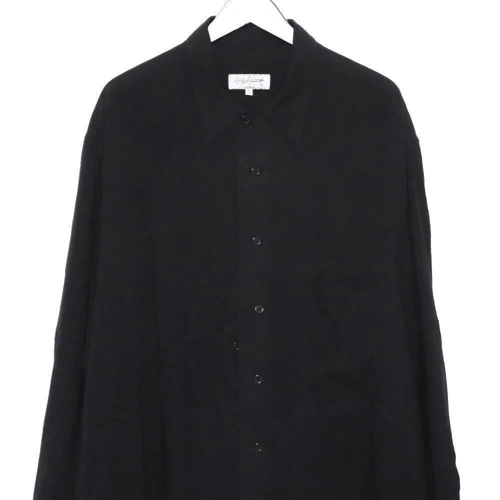 YOHJI YAMAMOTO Cellulose Lawn M-Shirt Coat B サイズ2 ブラック HZ  