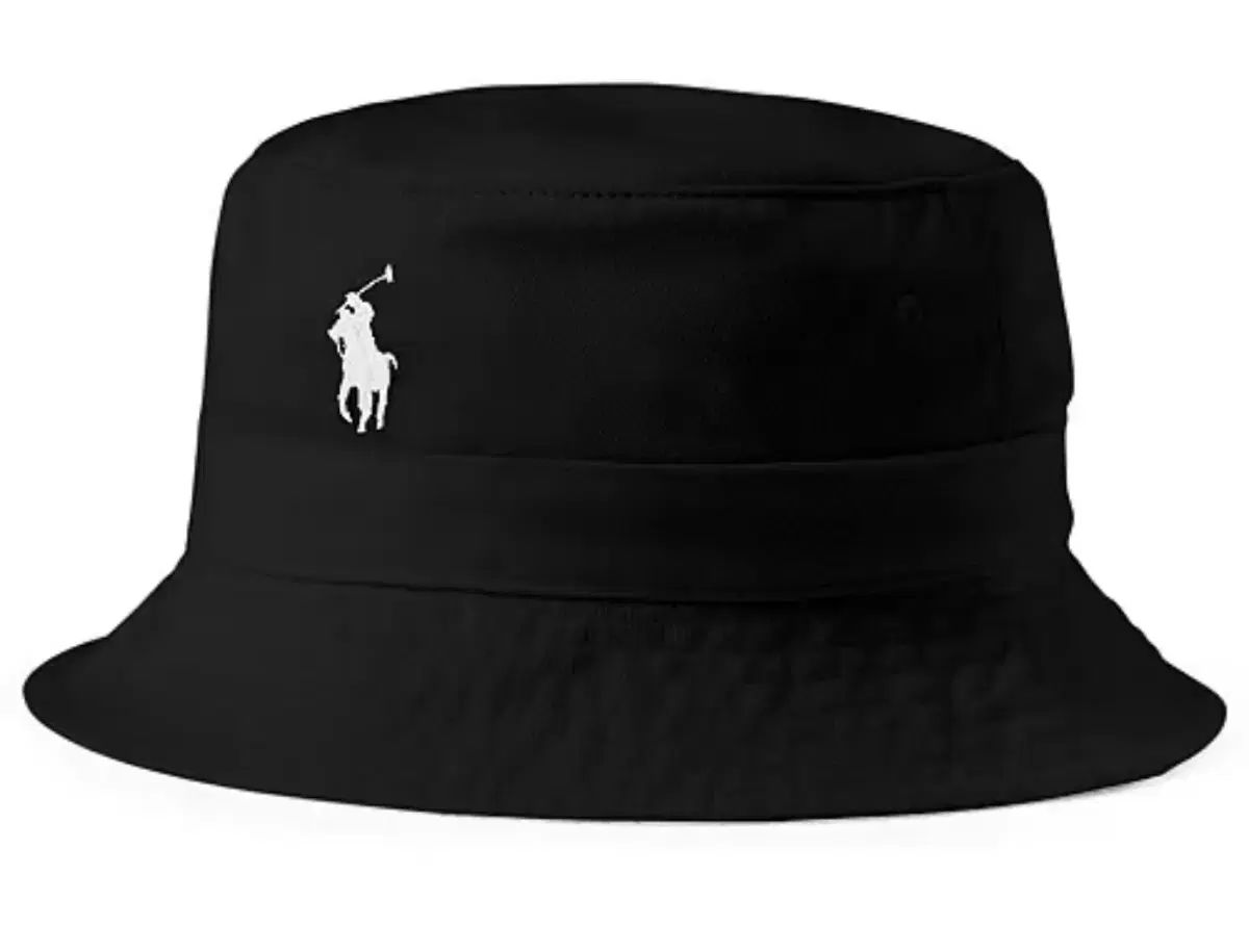 POLO Ralph Lauren ポロ Ralph Lauren ラルフローレン ロゴ 刺繍 バケットハット ブラック 帽子 ユニセックス