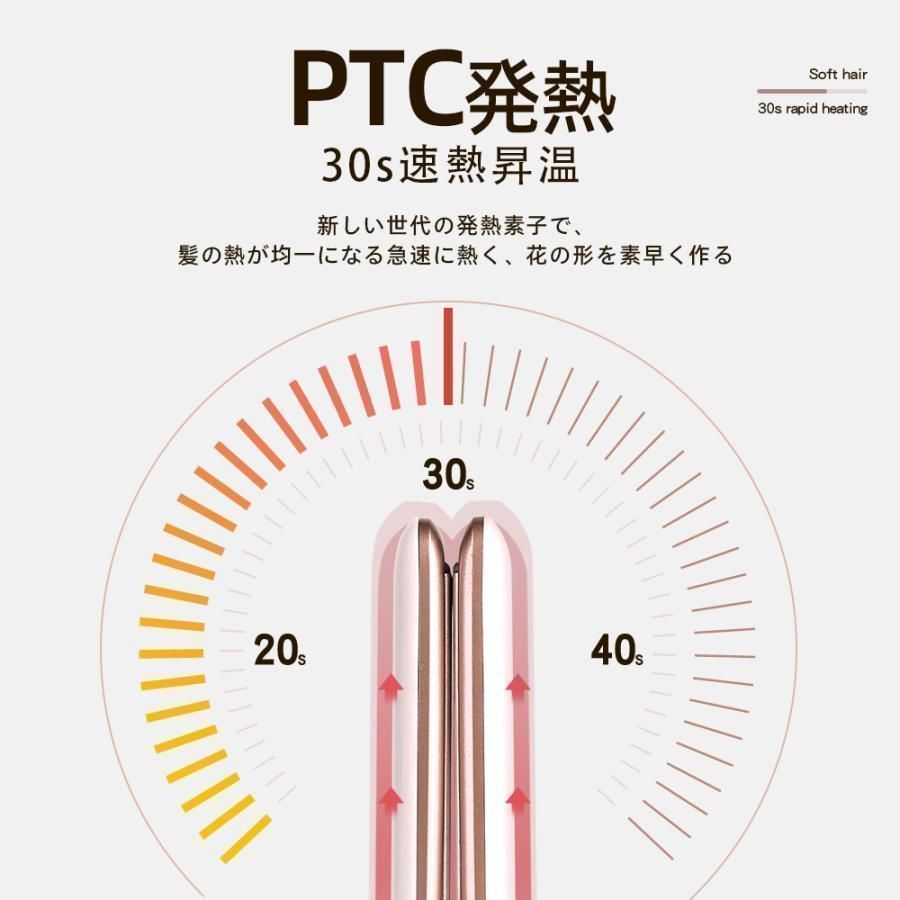 ヘアアイロン ミニ 2way カール ストレート マイナスイオン 造形養護 9