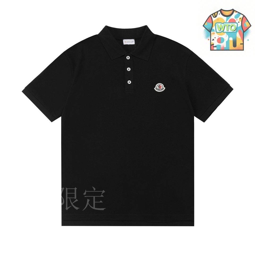 今日特価】Moncler 2025 Mini Logo ユニセックス ポロシャツ-1-1
