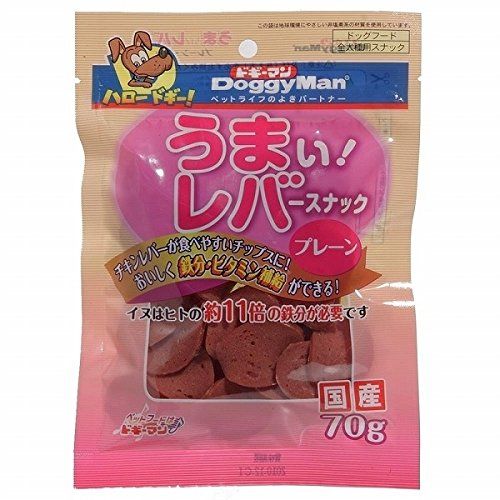 ドギーマンハヤシ まとめ買い ドギーマン うまい レバースナック プレーン 70g ×18