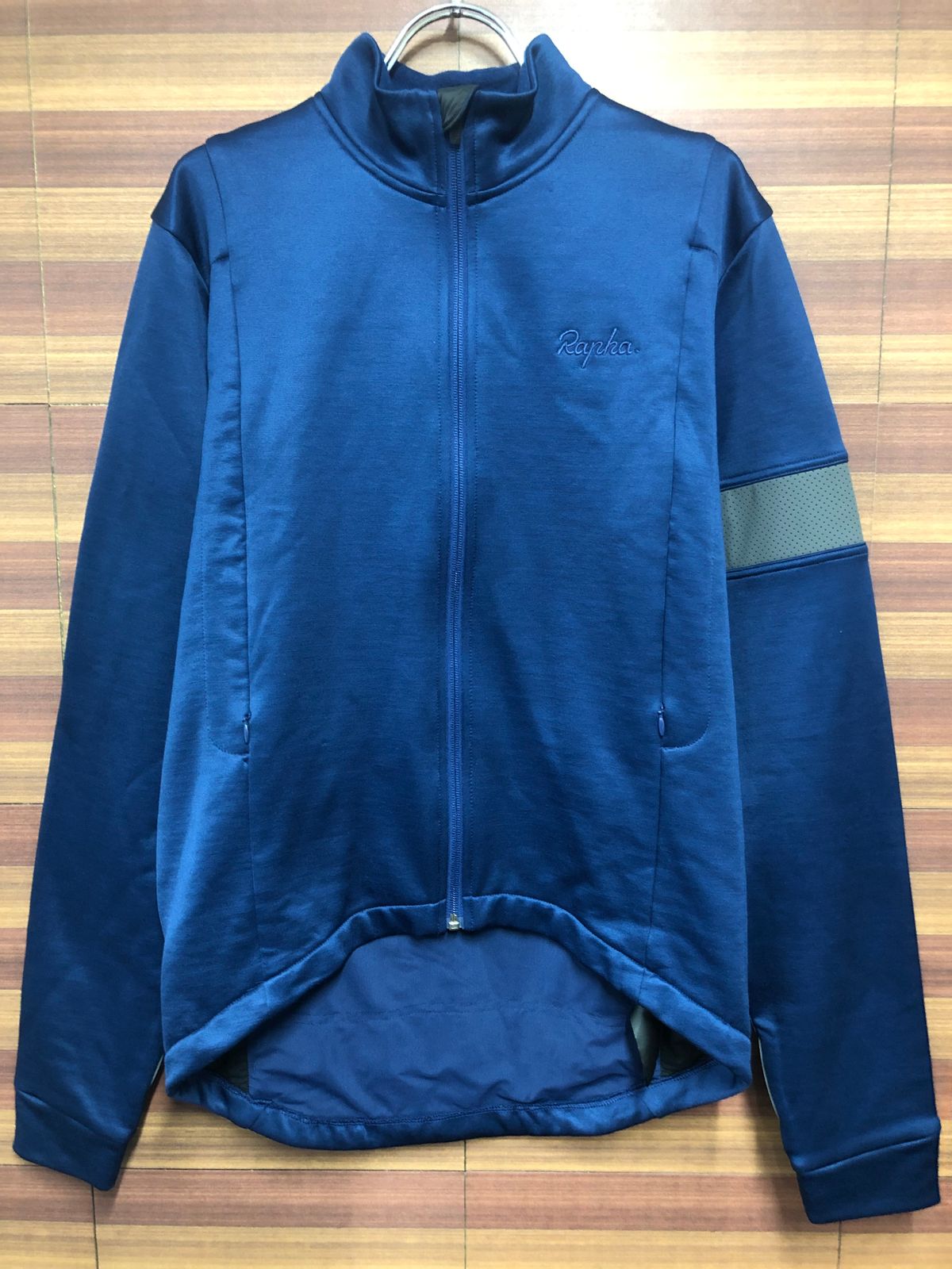 HF418 ラファ Rapha ウィンタージャージ WINTER JERSEY 紺 L 裏起毛