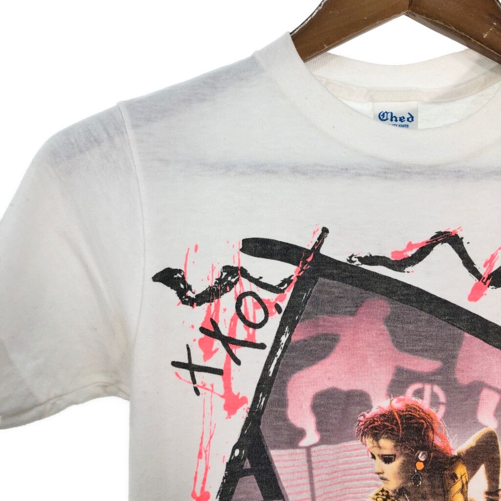 シンディ ローパー ヴィンテージ 84年FUN TOUR Tシャツ 1984 cyndi lauper fun tour tee size large | Gallery 304