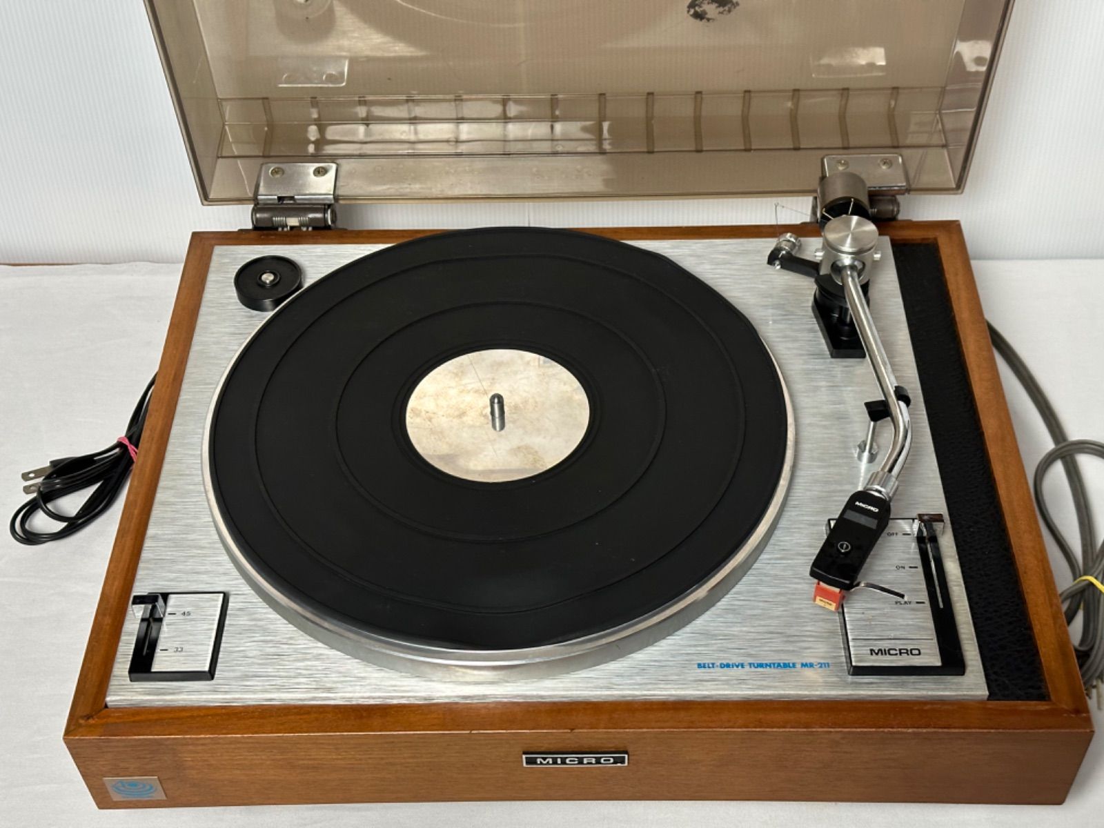 動作品 MICRO MR-211 50Hz レコードプレーヤー 動作品 MICRO MR-211 50Hz レコードプレーヤー 【公式通販】