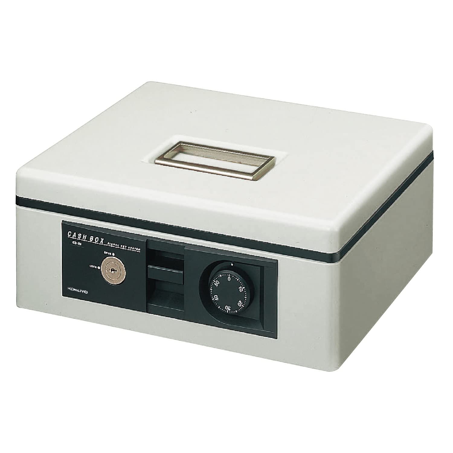 コクヨ KOKUYO 手提げ金庫 ダイヤル付 B5 グレー CB-12M