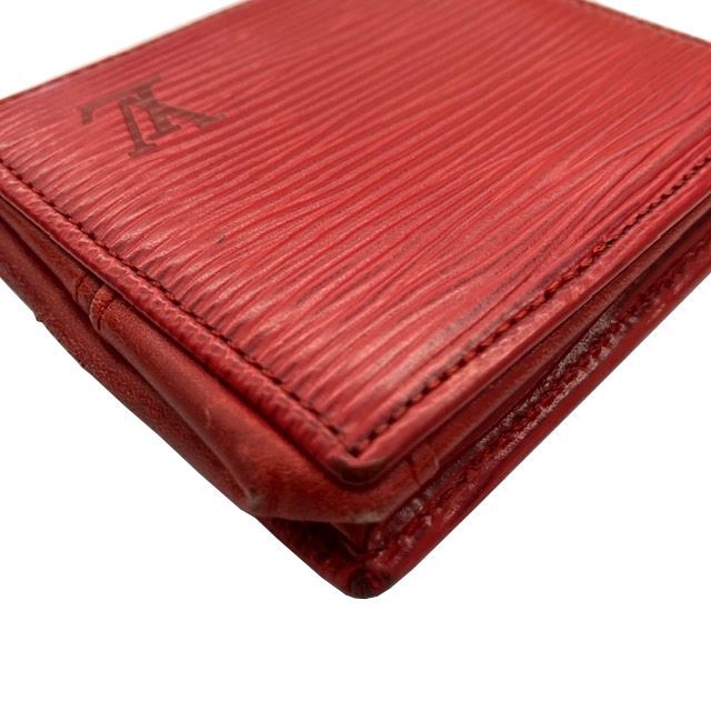 LOUIS VUITTON ルイヴィトン ポルトモネボワット エピ レッド