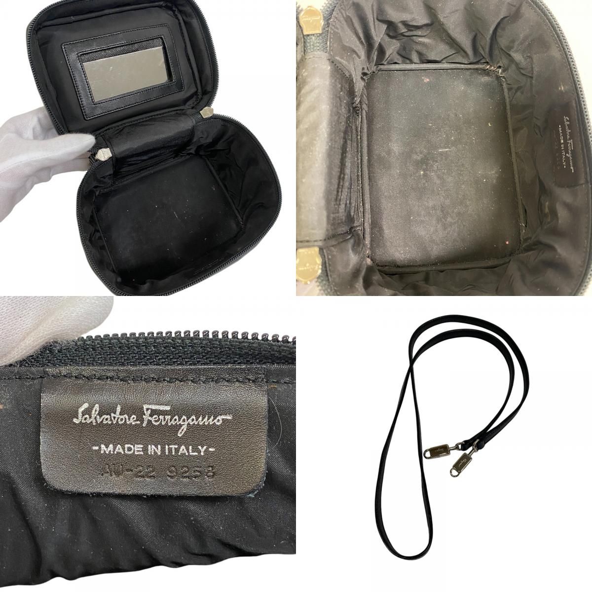 アン アン Ferragamo フェラガモ バニティバッグ ポーチ アン アン Ferragamo フェラガモ バニティバッグ ポーチ VINTAGE