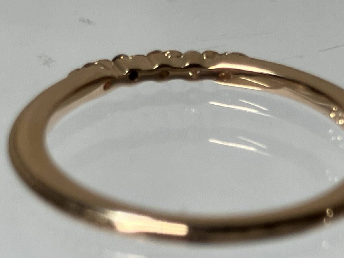 agete K10 ダイヤモンドリング #7号 K10ダイヤモンドリング｜リング