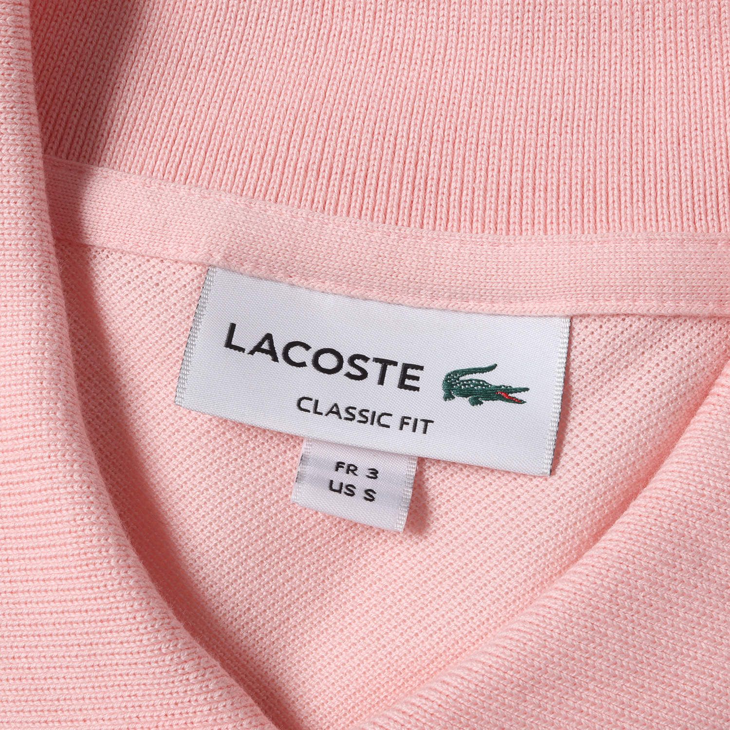 LACOSTE ラコステ ポロシャツ サイズ:S ワンポイント ワニ ワッペン 