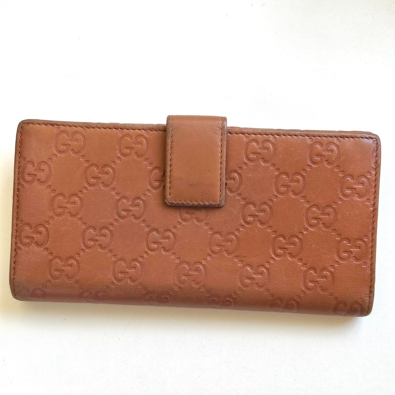 グッチ　GUCCI 長財布　グッチシマ　Wホック グッチ GUCCI 長財布 グッチシマ Wホック - メルカリ