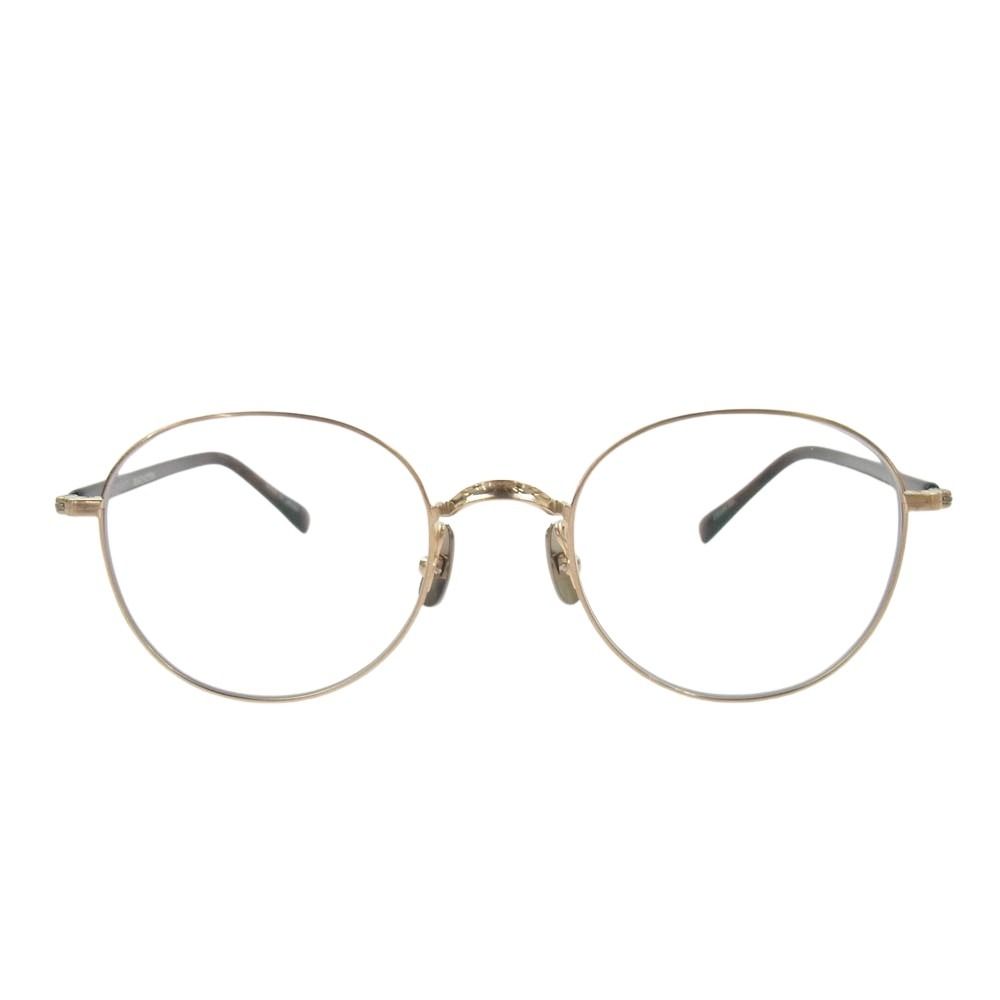 SOPHNET. ソフネット SOPH-250084 × 金子眼鏡 METAL GLASSES  チタニウム フレーム  メガネ 眼鏡 アイウェア 日本製 ゴールド系【新古品】【未使用】【中古】