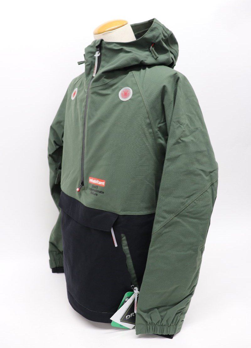 inhabitant - inhabitant インハビタント メンズ スノーボードジャケット アイアノラック XS オリーブ IH5720T05 R2504-031 inhabitant - inhabitant インハビタント メンズ スノーボード