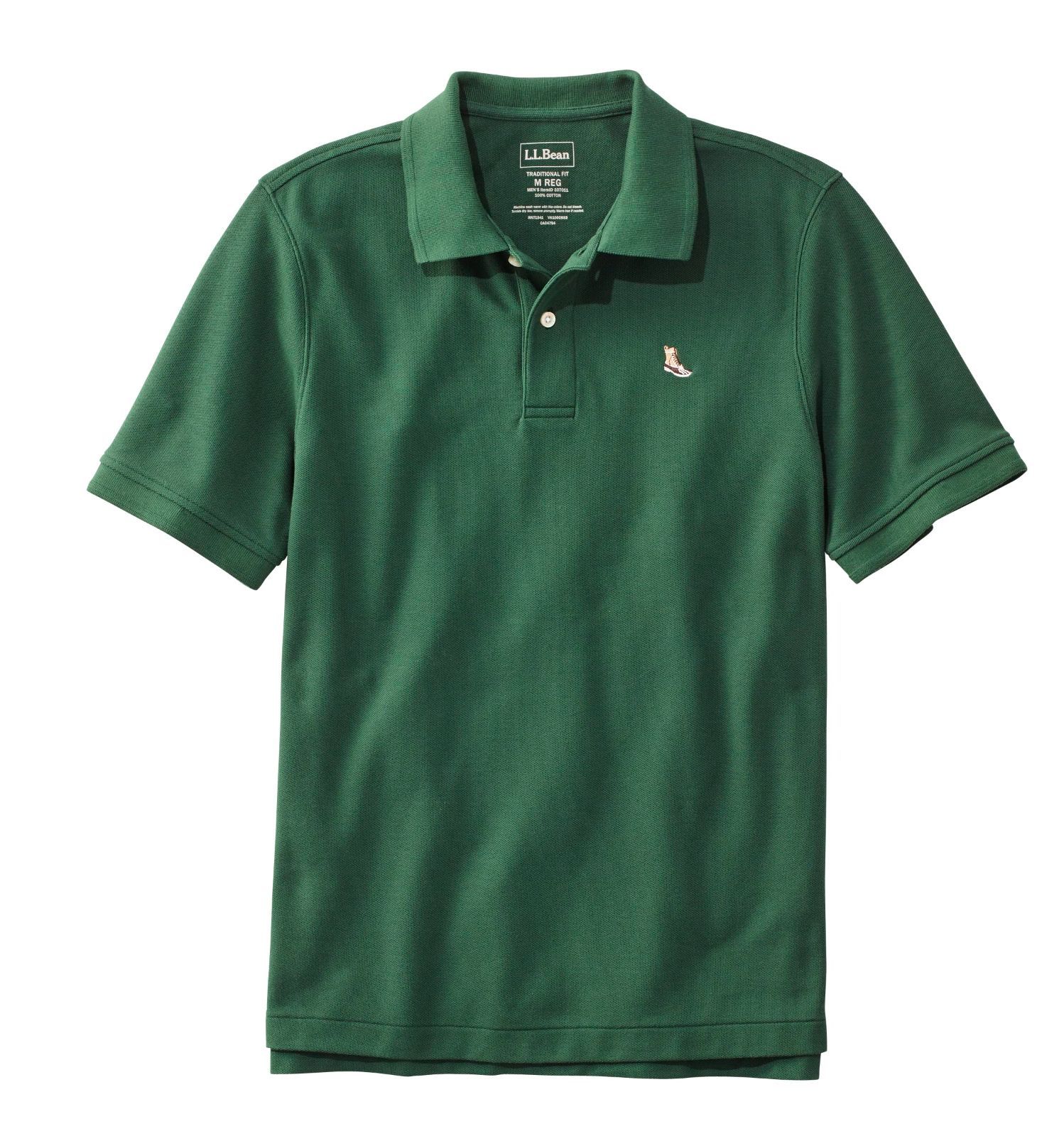 Size L_Color Camp Green L.L.Bean エルエルビーン メンズ ダブル エル ポロシャツ 半袖 ビーン ブーツの刺繍入り ジャパン フィット Lサイズ グリーン Camp Green １００００３５８６９