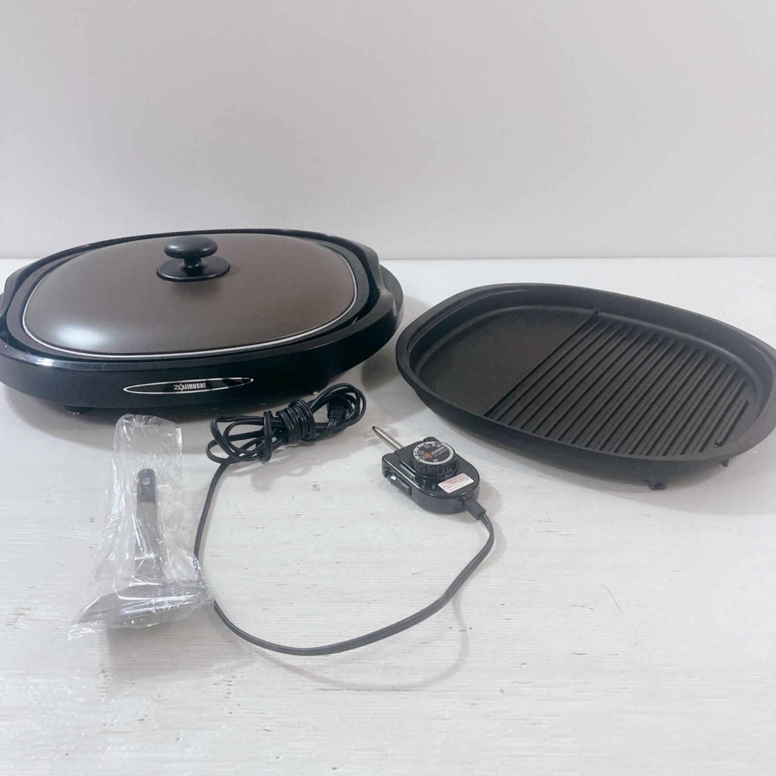 ZOJIRUSHI ホットプレート やきやき EA-BV35-HW グリルパン グリル 