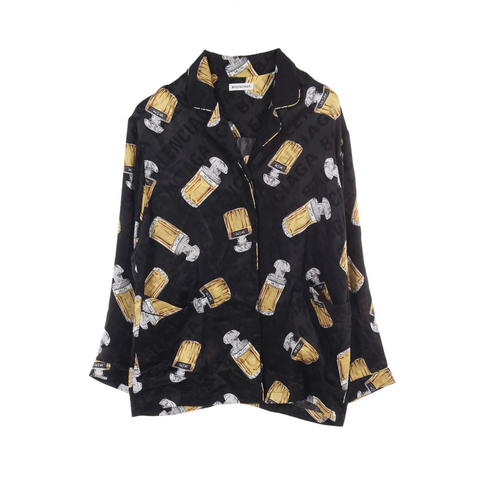 バレンシアガ BALENCIAGA その他トップス 602450 シルク シャツ レディース Used A