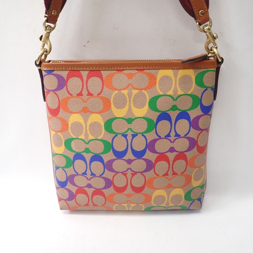 コーチ　ボディバック　レインボー　シグネチャー 公式】COACH – コーチ | キット メッセンジャー クロスボディ