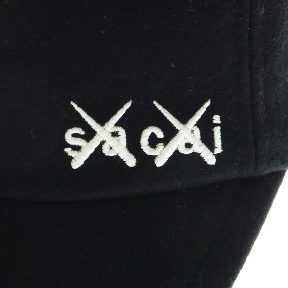 ロゴ刺繍 メルトンキャップ