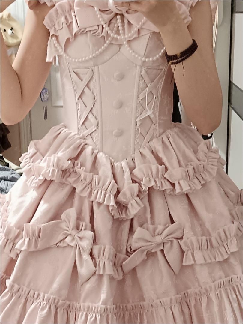 ババルヤ ロリータスカート jskドレスワンピース 優雅 お姫様