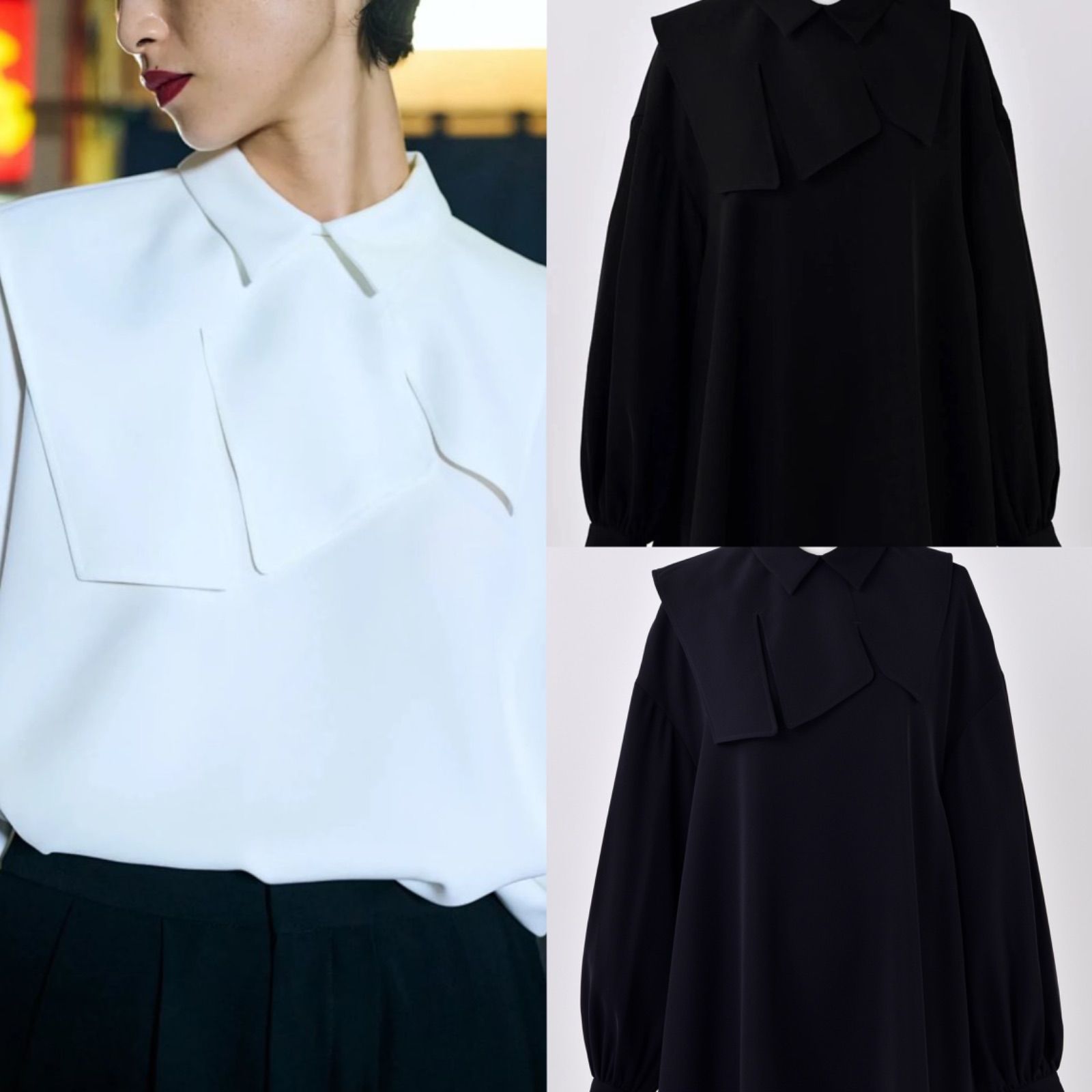 新品ENFOLD COLLAR-PARTS PULLOVER