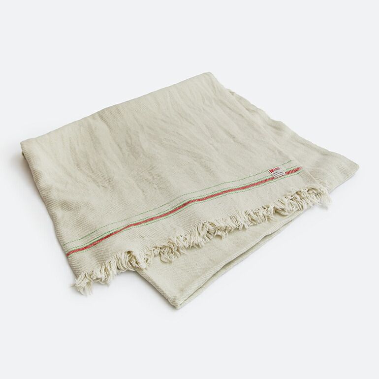新品】【1点販売】PUEBCO[プエブコ] WOOL MIX IVORY BLANKET [ウール